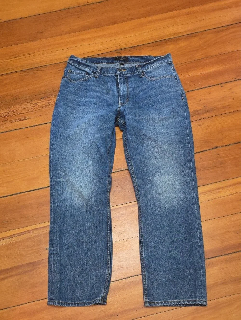 Banana Republic Men's Straight-Leg Blue Jeans